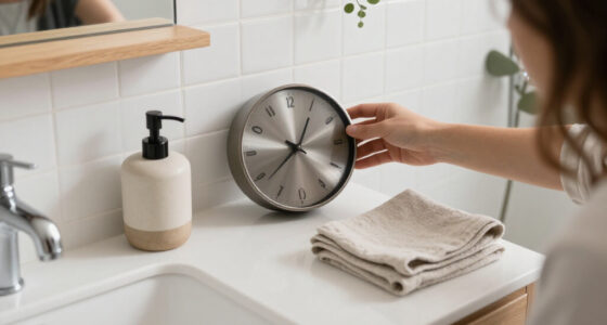 I Moved A Clock To My Bathroom, And It Changed My Morning Routine Forever