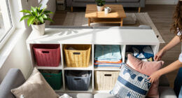 She Used IKEA Storage To Make Her Studio Feel Like A One-Bedroom