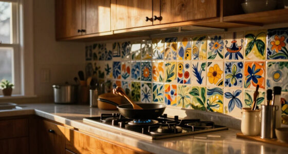 Chef Yotam Ottolenghi Did It — This Backsplash Mural Trend Is A "Commitment To Joy" In Your Home, Says Interior Designers
