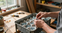 Ditch Bins: The Smarter Way To Organize A Storage Cart Using Empty Egg Cartons