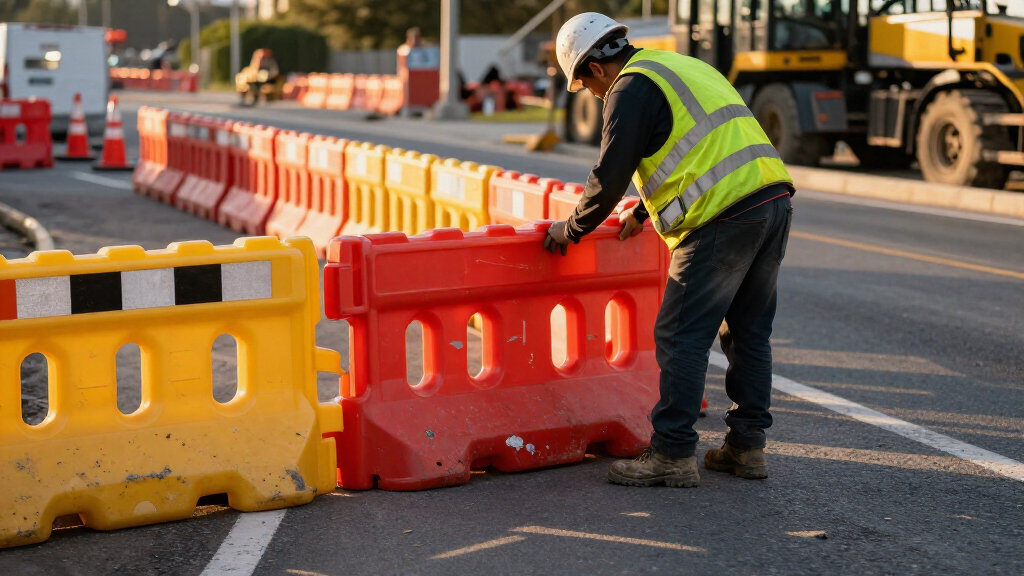 Why Do Construction Barricades Come In Different Colors? The Colors Decoded
